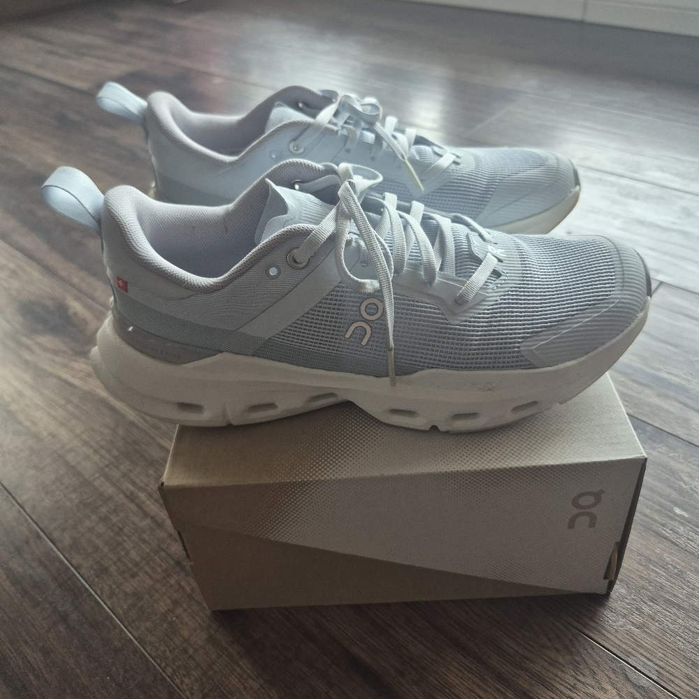 On Cloudpulse Next Running Athletic Shoes White Blue Gray Arctic Glacier 8.5 40 - Picture 4 of 11
